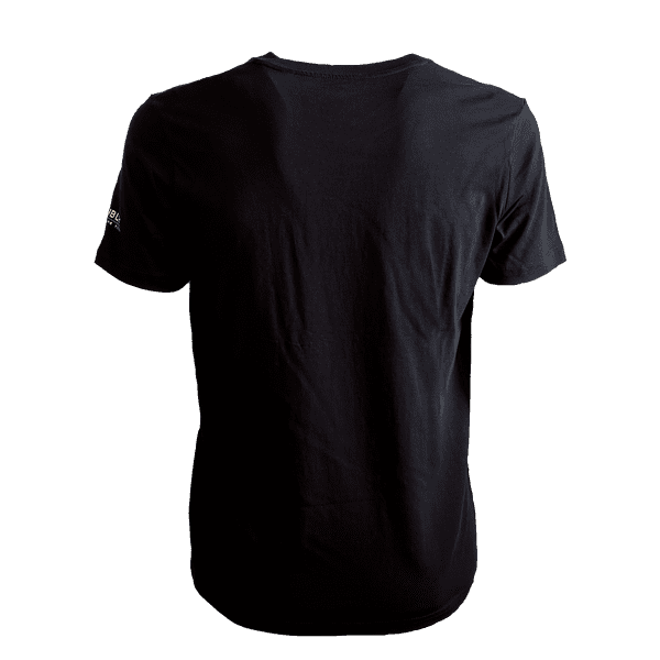 T-Shirt noir de dos de la marque "Alan Roura"